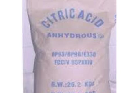 Dry citric acid